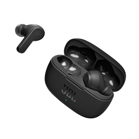 JBL Wave 200TWS - Black - True Wireless Earbuds - Detailshot 6